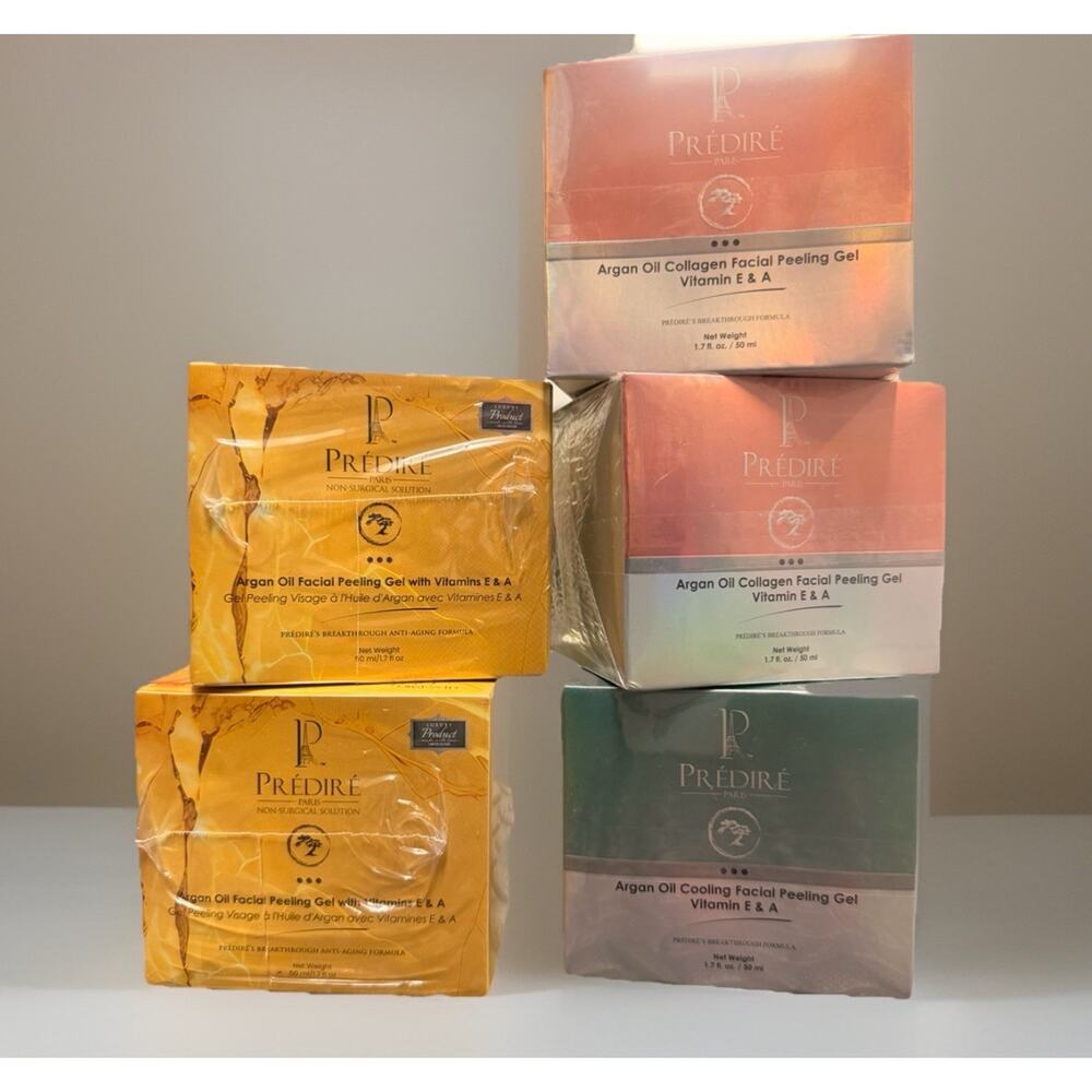 Lot of 5 Prédiré Paris Argan Oil Facial Peeling Gels MSRP $300 each